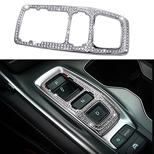 CUCHIYUN Bling Accord Accessories Gear Shift Panel Sticker Trim Shiny Crystal Decorative Decals Compatible with Honda Accord Accessories Hybrid 10th 2022 2021 2020 2019 2018 - Image 1