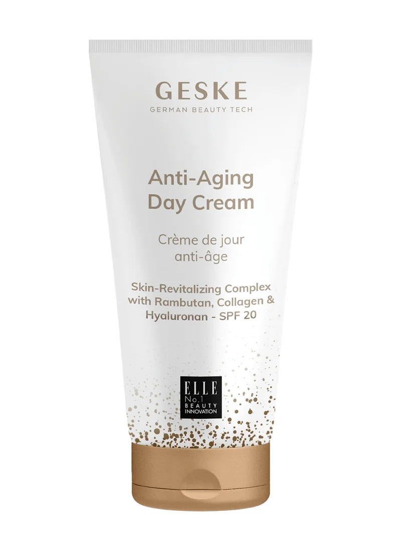 GESKE Anti-Ageing Day Cream SPF 20 Moisturising Cream with Hyaluronic Anti-Wrinkle Cream Moisturising Skin Cream Vegan Formula No Animal Testing Complements GESKE SmartAppGuided™ Devices