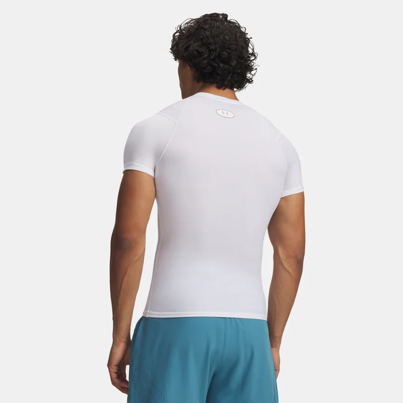 Under Armour White Men's HeatGear Elite Training T-Shirt for Men | Best Price UAE