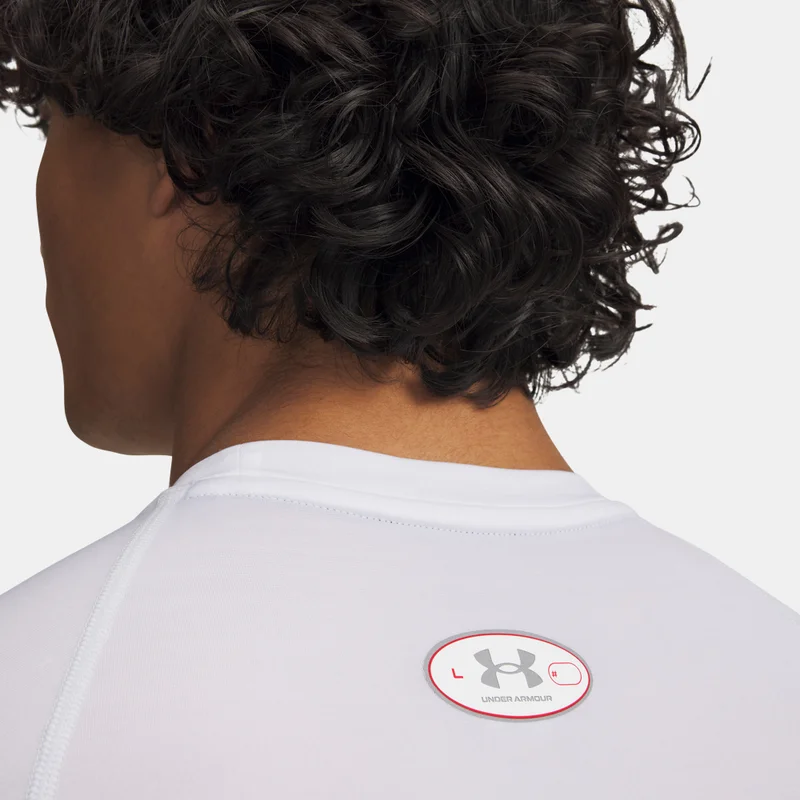 Under Armour White Men's HeatGear Elite Training T-Shirt for Men | Best Price UAE