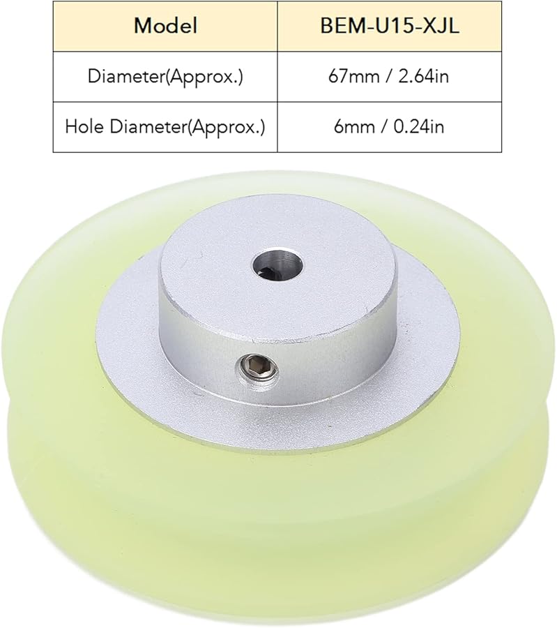 Bem U15 Xjl Length Counter Wheel 6mm Hole Diameter Encoder Meter Rolling Wheel Accessory - Image 3