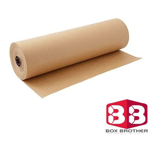 Box Brother Brown Kraft Paper Roll For Packing ideal For Ecommerce Packaging Gift Wrapping With Craft Paper 20 Inch X 50 Meter - Image 3