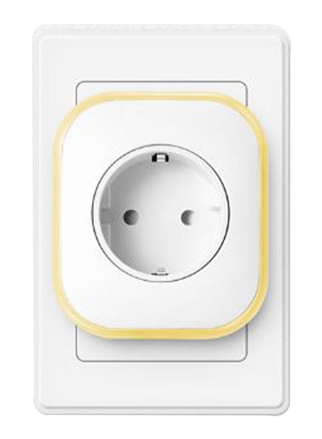NIBEMINENT Household Intelligent Sockets White/Silver 8 x 6.8centimeter 
