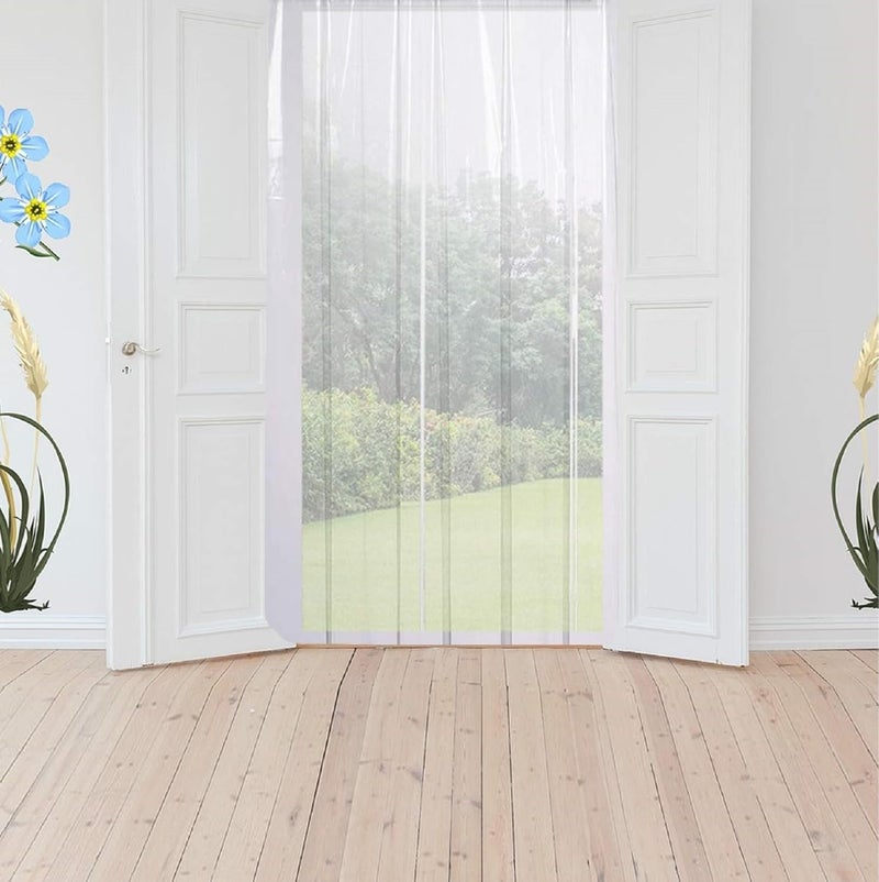 A CUBE LUXURY SOLUTIONS A Cube Luxury Solutions PVC AC Curtain Eyelet Rings Waterproof Material 15 MM Thickness Mold Mildew Free Transparent 12ft  - Image 5