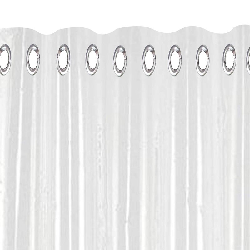 A CUBE LUXURY SOLUTIONS A Cube Luxury Solutions PVC AC Curtain Eyelet Rings Waterproof Material 15 MM Thickness Mold Mildew Free Transparent 12ft  - Image 2
