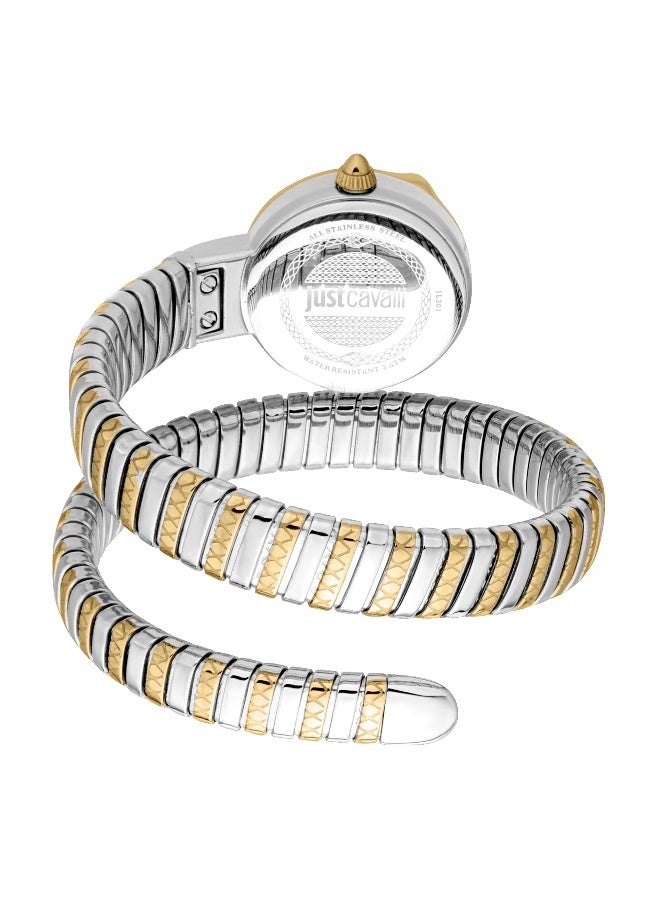 Just Cavalli Lady Snake Cerchio Snake JC1L301M0065 - Stainless Steel Female Quartz 2 hands - Image 3