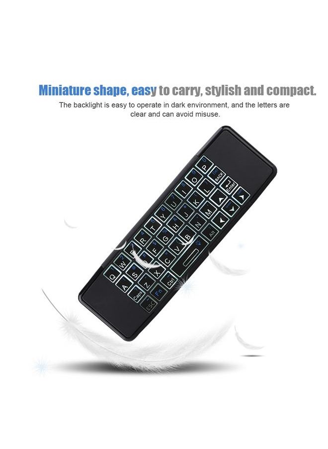 Thoraya - Mini Portable Wireless HCY-63 Flying Mouse Backlight Remote Control RF2.4G Wireless RF+Infrared - Image 1
