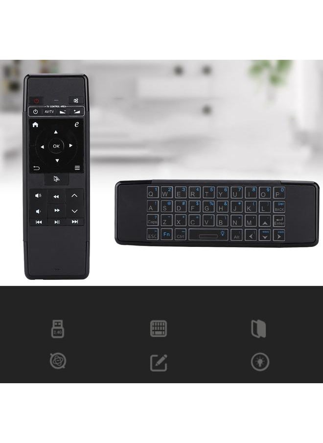 Thoraya - Mini Portable Wireless HCY-63 Flying Mouse Backlight Remote Control RF2.4G Wireless RF+Infrared - Image 1