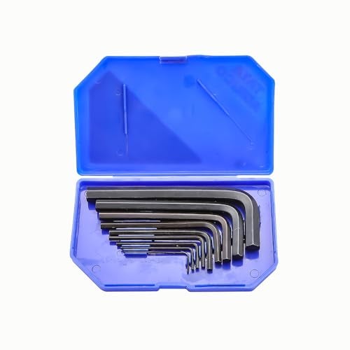 AGRICO TATA 9 Pcs Allen Key Set (Hex Key) | Hard Steel L-Wrench Set in Plastic Box | Sizes 1.5-10mm | Snug Fit Blunt Ends for Repair, Maintenance, Home DIY & Furniture Assembly | TAK001 - Image 3