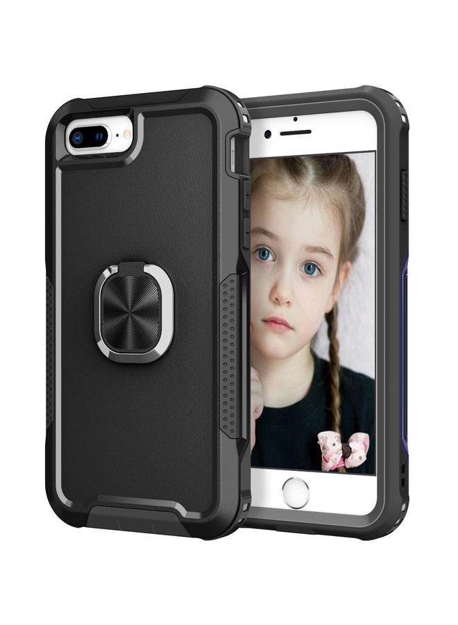 Zaboon 3 in 1 PC + TPU Phone Case with Ring Holder For iPhone 8 Plus & 7 Plus - Image 1