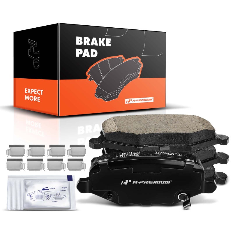 APremium Rear Ceramic Disc Brake Pads Set Compatible with Select Chrysler Dodge Ram and Volkswagen Models Grand Caravan Town Country 20122016 Journey 2013 CV 20122015 Routan 20132014