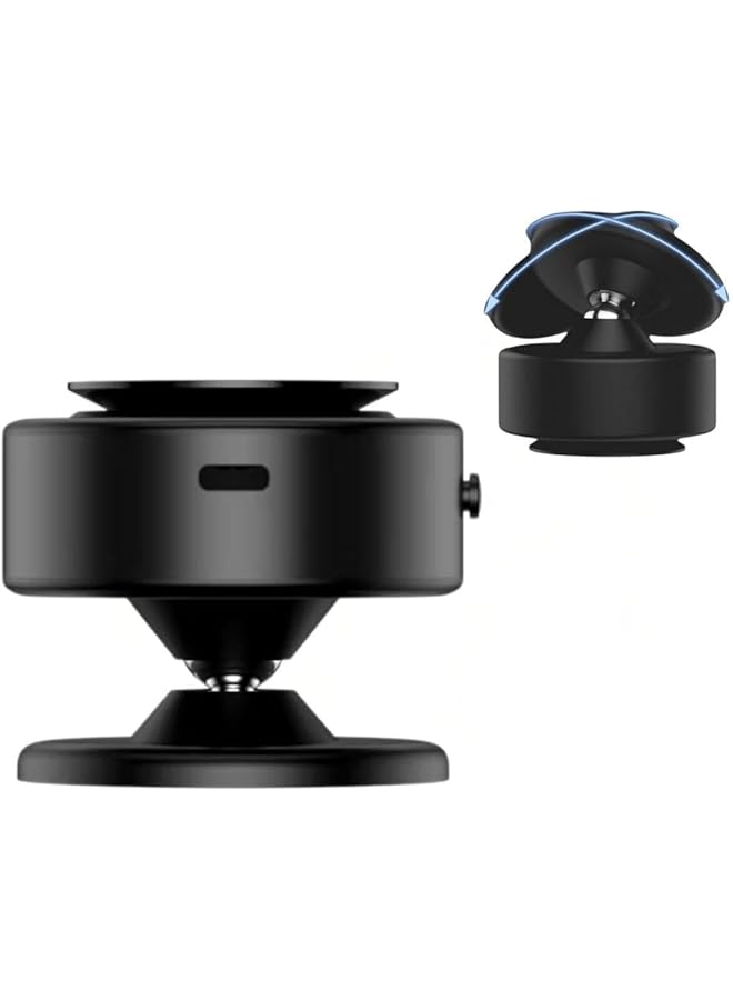 S-TOP Electric Vacuum Magnetic Car Phone Holder – 360° Rotation for Car, Wall, Mirror, Kitchen – Dual-Sided Strong Suction, Works on Glass & Metal - Image 1