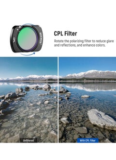 Neewer DJI OSMO Pocket 3 (CPL ND16 ND64 ND256)4Pack Filter Kit Compatible with DJI OSMO Pocket 3 Creator Combo Accessories Magnetic Action Camera Neutral Density Polarising Filter Optical Glass Aluminum Frame  - Image 4