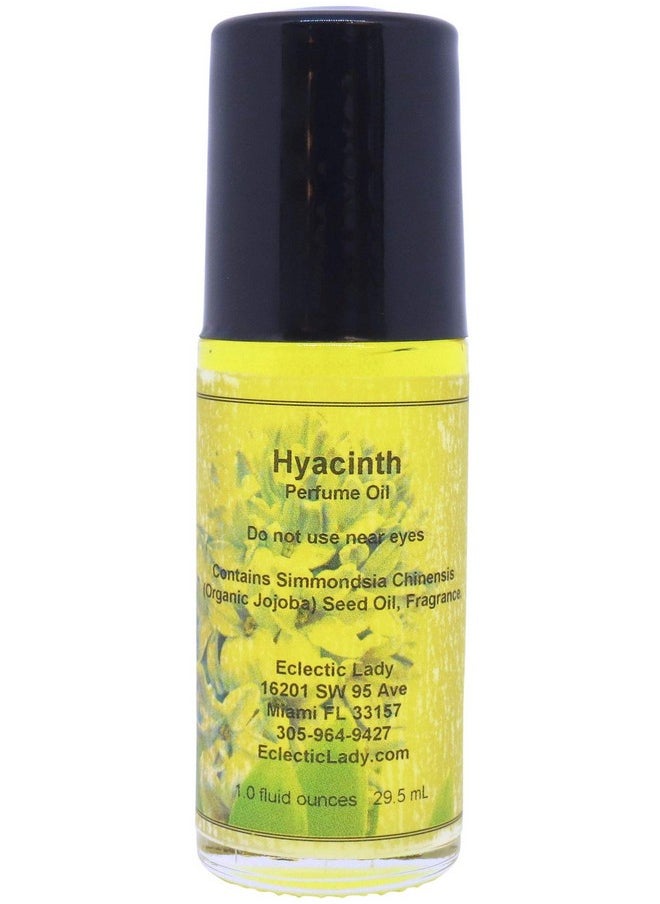 Eclectic Lady - Hyacinth Perfume Oil 1.0 Oz Portable Rollon Fragrance With Longlasting Scent Delightful Essential Oils With Real Floral Fresh Aroma For Spring & Summer Season For Daily Use - Image 1