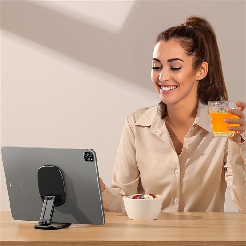 حامل هاتف قابل للطي للمكتب، حامل هاتف محمول قابل للتعديل في الارتفاع، متوافق مع آيفون 16، 15، 14، 13 برو ماكس، أندرويد، سامسونج، جميع الهواتف - Image 5