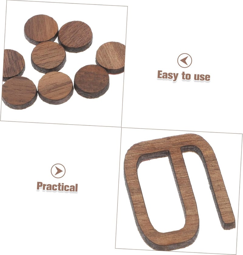 1set DIY Wooden Clock Numbers Kit Classic Arabic Numbers for Wall Quartz Clock Self-Adhesive Home Decor Easy to Read for Crafting Unique - Image 3