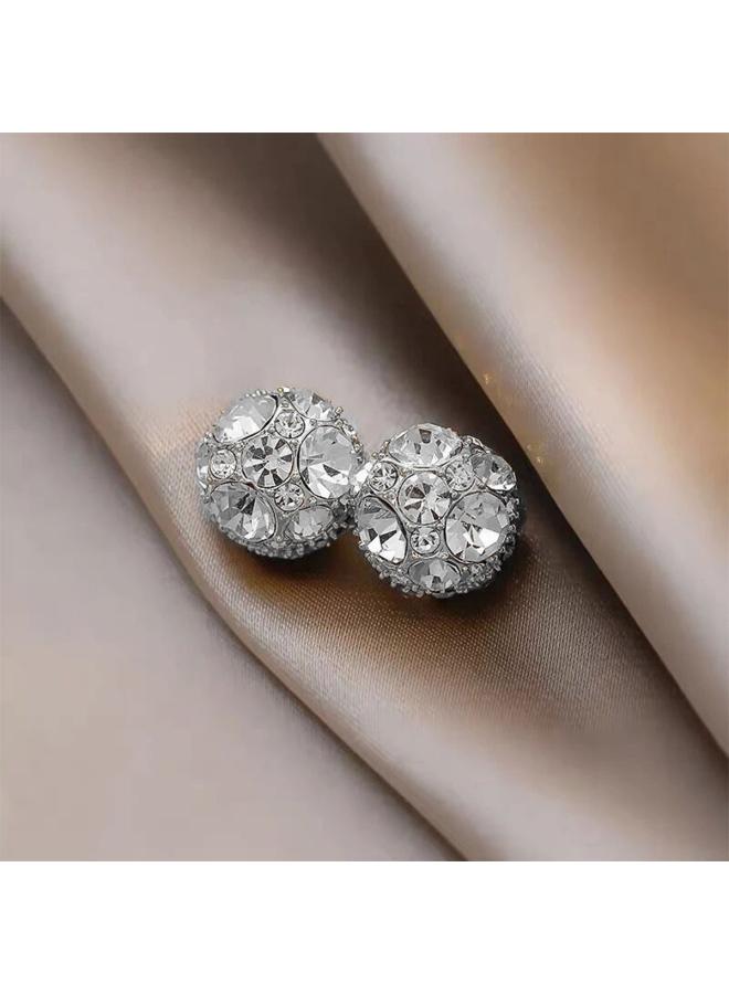 Yunjin Magnetic Pearl Ear Clip Earrings Summer New Style Non-pierced Wearable Earrings Magnet Pearl Earrings Earrings 