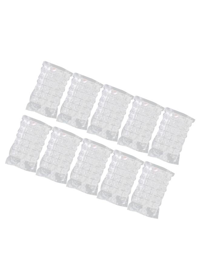 xozgdovg Disposable Ice Cube Bags PE Leakproof Easy Release Plastic Self Sealing Ice Cube Trays for Summer Fridge  - Image 2