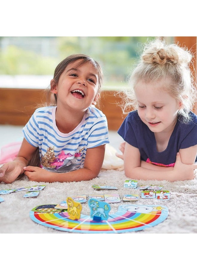 Moose Games Rainbow Unicorns Game. Race Your Unicorns Over The Rainbow To A Pot Of Gold In This Magical Fun Colormatching Game! Ages 3+ For 24 Players