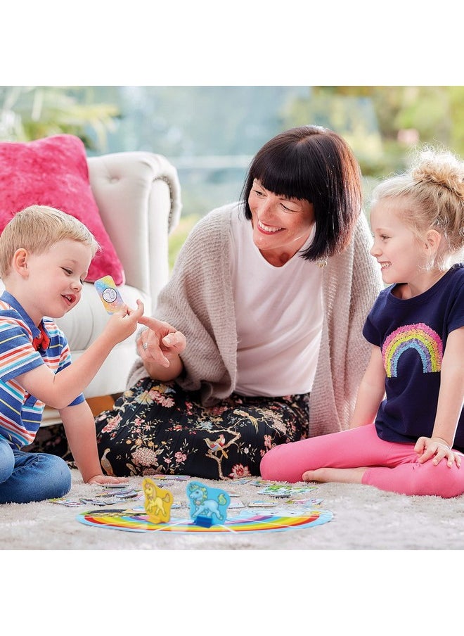 Moose Games Rainbow Unicorns Game. Race Your Unicorns Over The Rainbow To A Pot Of Gold In This Magical Fun Colormatching Game! Ages 3+ For 24 Players