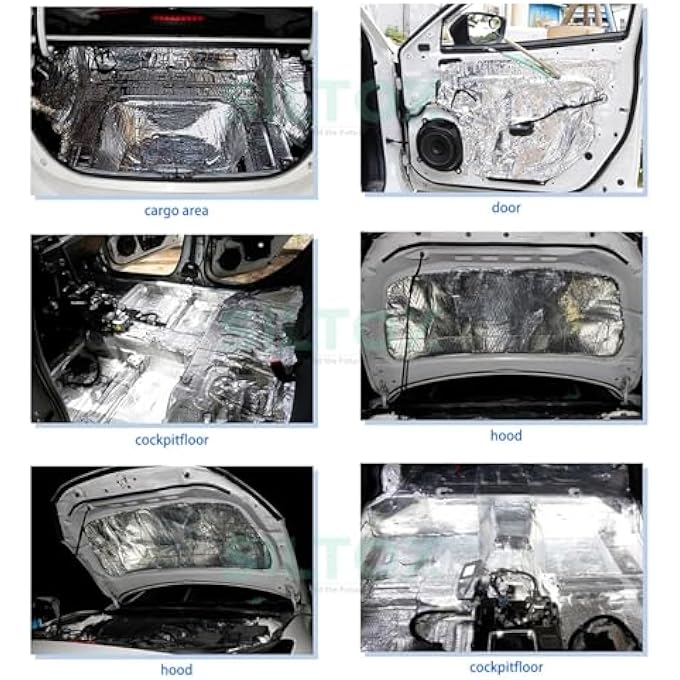 rayihni Self Adhesive Sound Proof Aluminum Foil Nbr Foam Insulation Sheet  Thermal Roofing Polyurethane Rubber Foam Sheet  1M Width13Mm19Mm25Mm Thickness114M Thickness  19 Mm 4 MeterS - Image 4