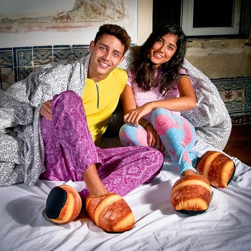 Coddies Bread Loafer Slippers - Lightweight & Comfortable Indoor Slippers with Anti-Skid Grip - House Shoes (6-9.5 Women | 4-7.5 Men | EU 36-40) Brown - Image 4