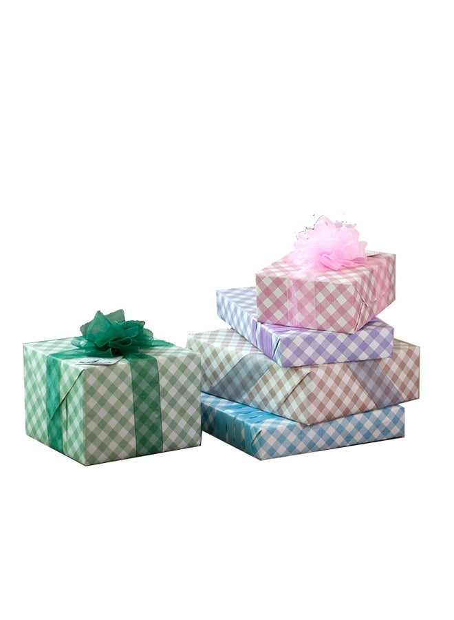 Zeemey 10 Sheets Gift Wrapping Paper With Accessories,Holiday Gift Wrapping Paper,Birthday Gift Box Gift Wrapping DIY, Gift Wrapping Paper for Birthday, Holiday, Wedding, Party,Kids Gift Wrapping (70cmX50cm) - Image 2