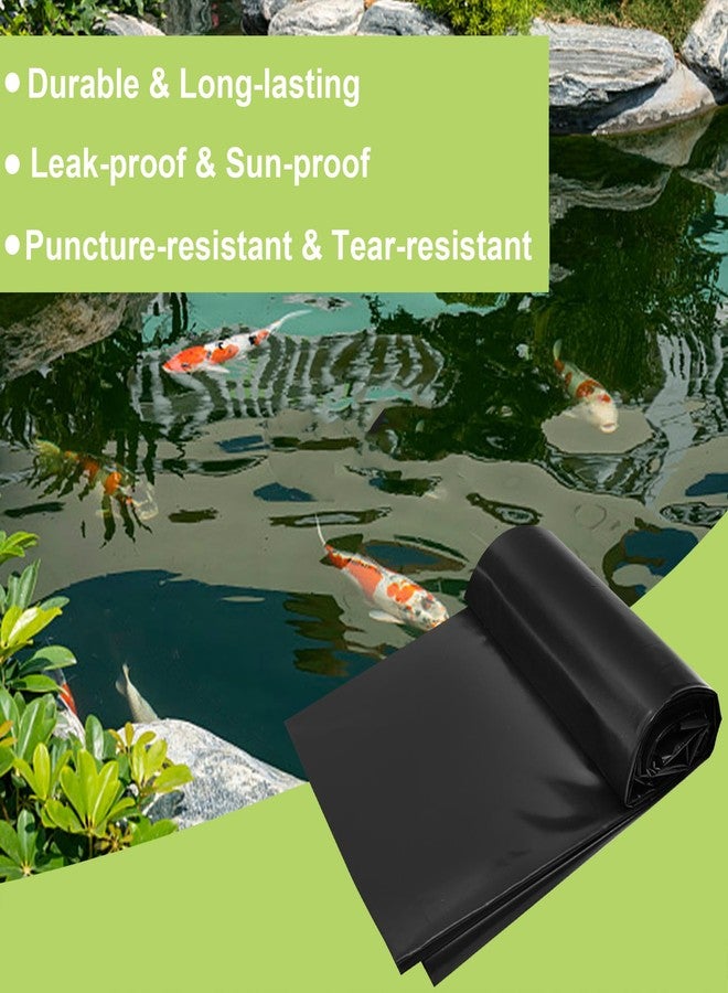 Adroiteet 10 x 10 FT Pond Liner, 20 Mil Fish Pond HDPE Liner, Pond Liners for Outdoor Ponds, Koi Ponds, Garden Fountain, Waterfall - Image 5