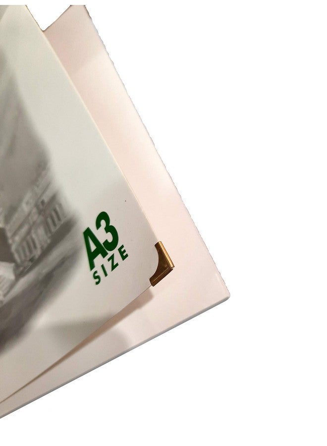 LRS Sketch Book A3 Size with Butter Paper - 30 Sheets(60 Pages) - Natural Cartridge Paper - Off White Shade - 140 GSM - Little Grainy Surface - Perfect for Sketching - Spiral Bound - Image 3
