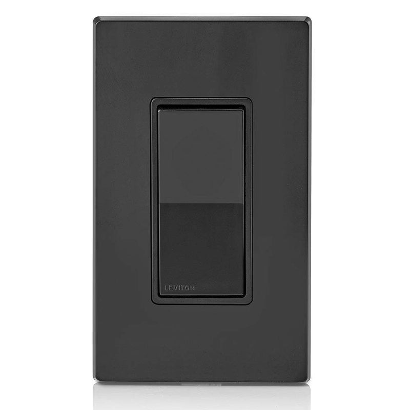 Leviton 5601-2W Dekora Rocker AC Quiet Switch, 1 Pole, 15 Amp, 120/277 Volt, Residential Grade - Image 3