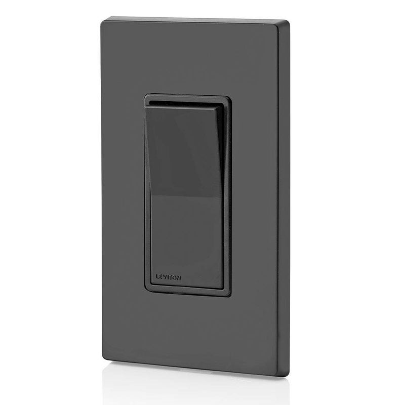 Leviton 5601-2W Dekora Rocker AC Quiet Switch, 1 Pole, 15 Amp, 120/277 Volt, Residential Grade - Image 4