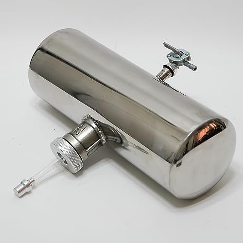 JMCHstore Stainless Steel Mini Bike Gas Tank Cylinder 4x11 for Coleman Baja Montser Mega moto Predator Hemi non 212 Engine Massimo Axis RealTree Motovox Mototec Dirt Gas Bike Go Kart Parts - Image 3