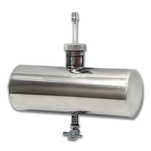 JMCHstore Stainless Steel Mini Bike Gas Tank Cylinder 4x11 for Coleman Baja Montser Mega moto Predator Hemi non 212 Engine Massimo Axis RealTree Motovox Mototec Dirt Gas Bike Go Kart Parts - Image 1