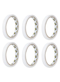 6-Piece Double Sided Tissue Tape 12mm Width