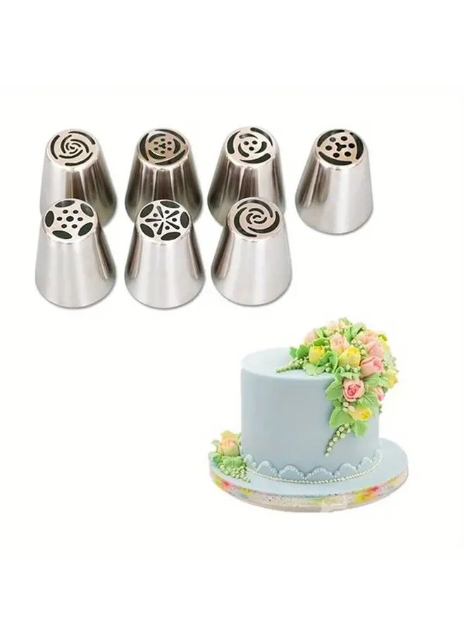 Russian Tulip Stainless Steel Icing Piping Nozzle For Cake Cupcake Decorating Pastry Tip - Image 1