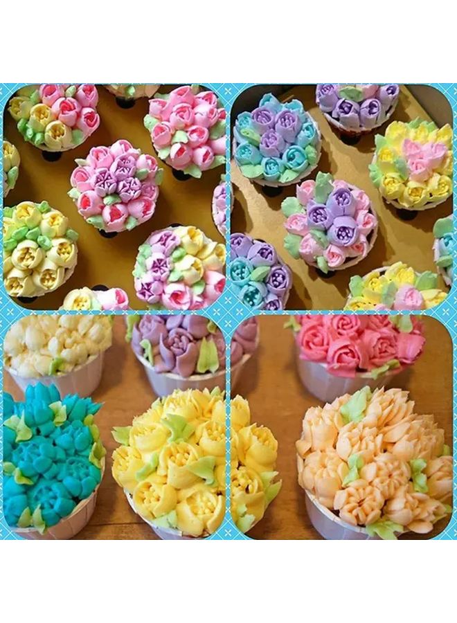 Russian Tulip Stainless Steel Icing Piping Nozzle For Cake Cupcake Decorating Pastry Tip - Image 2