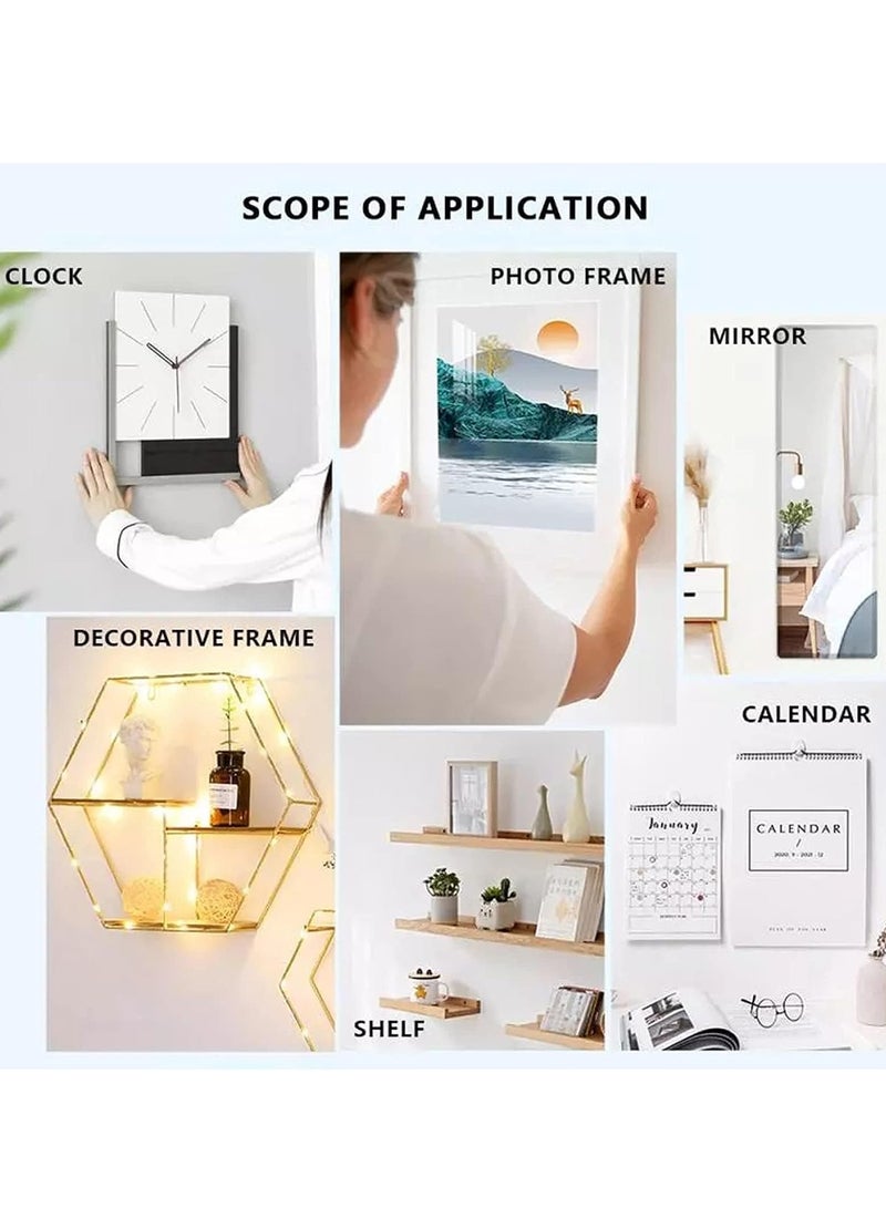 مجموعة أدوات تعليق الصور، مجموعة قابلة للتمديد مع 85 قطعة من الأجهزة الحصرية، لإطارات الصور، الأعمال الفنية، التقويمات، الساعات، المرايا وزينة الجدران. - Image 5