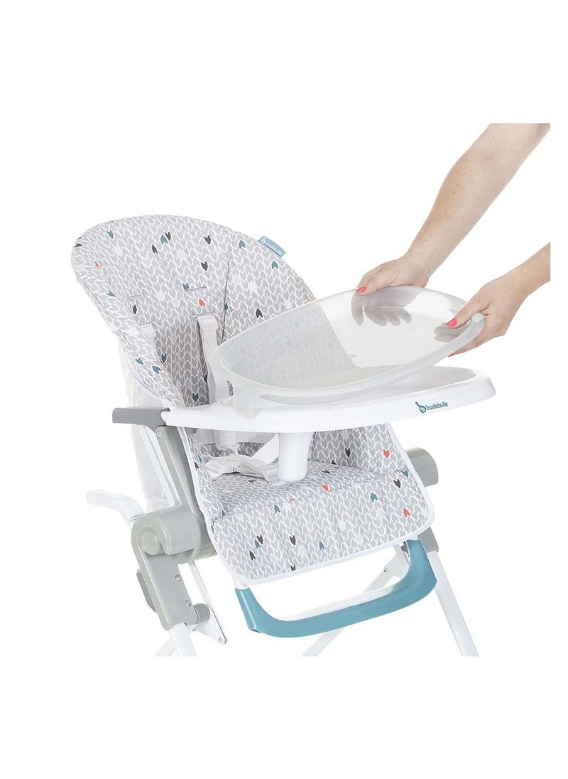Badabulle - Compact High Chair with Flat Folding & Multi Positioning - Image 1
