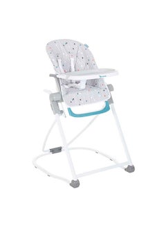Compact High Chair with Flat Folding & Multi Positioning
