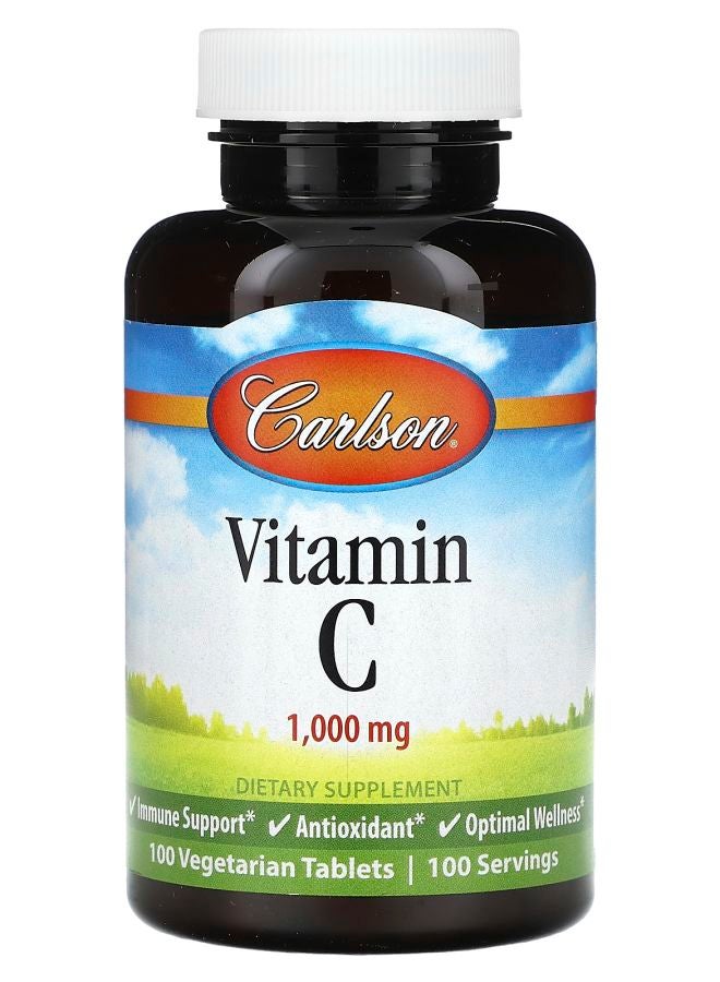 Vitamin C 1000 mg 100 Vegetarian Tablets
