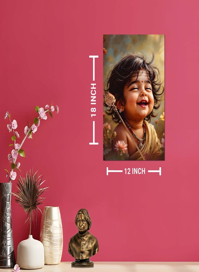 Roostaflag Lord Murugan Posters for Wall | Cute Baby Murugan Photos Sticker | Cute Child Murugan Poster for Home Decor | God Murugan Baby Poster for Living Room, Pooja Room, Hostel, Office Decoration - Image 5