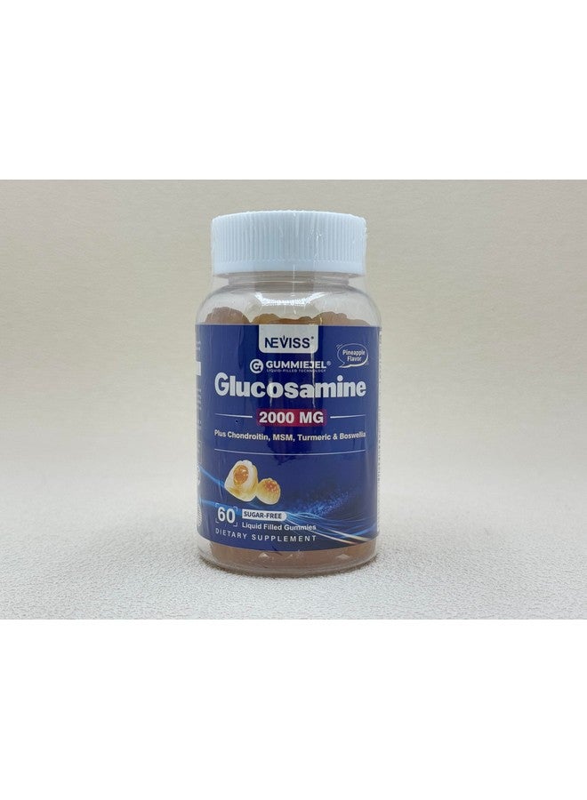 NEVISS Sugar Free Glucosamine Filled Gummies - Glucosamine Supplement Plus Chondroitin, MSM, Turmeric, Boswellia, Hyaluronic Acid, Vitamin D3 & Zinc, 120 Gummies, 60 Servings - Image 3
