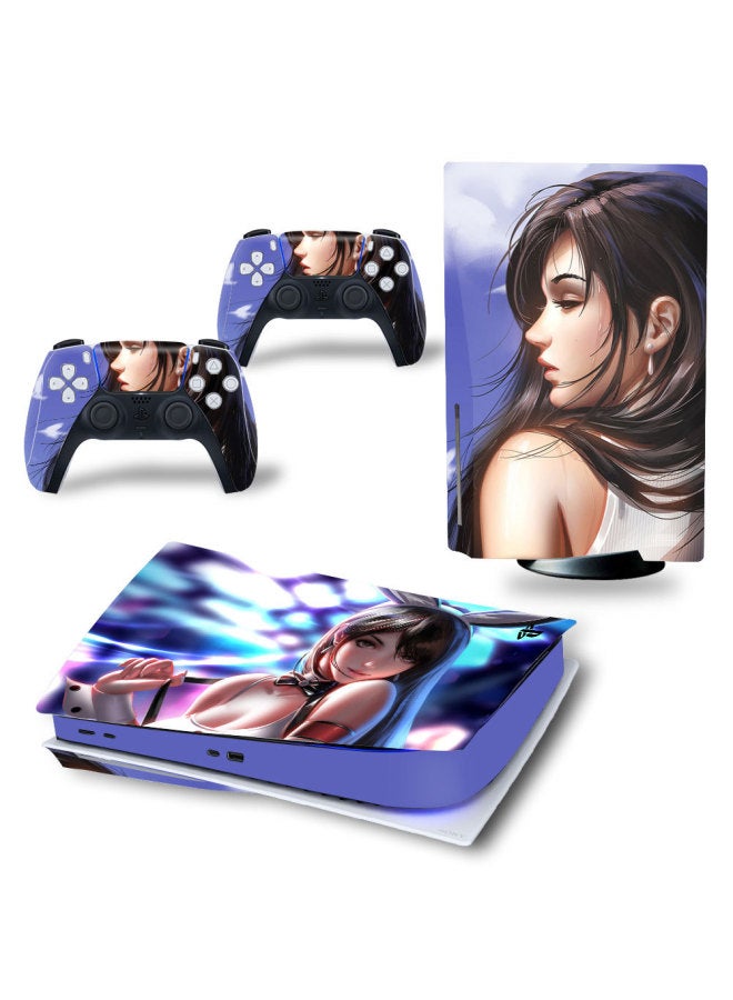 Optical Drive Version PS5 Body Sticker Game Sticker Cartoon Protective Film Body Sticker Final Fantasy 12-Color:TN—PS5Disk—8612  - Image 3