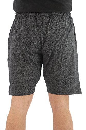 At The Buzzer Men's Pajama Shorts Sleepwear PJs 14504-BLK-XL - Image 3