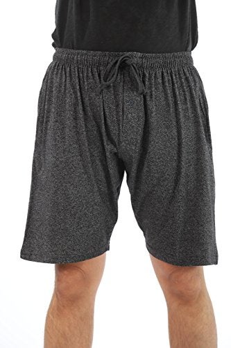 At The Buzzer Men's Pajama Shorts Sleepwear PJs 14504-BLK-XL - Image 5
