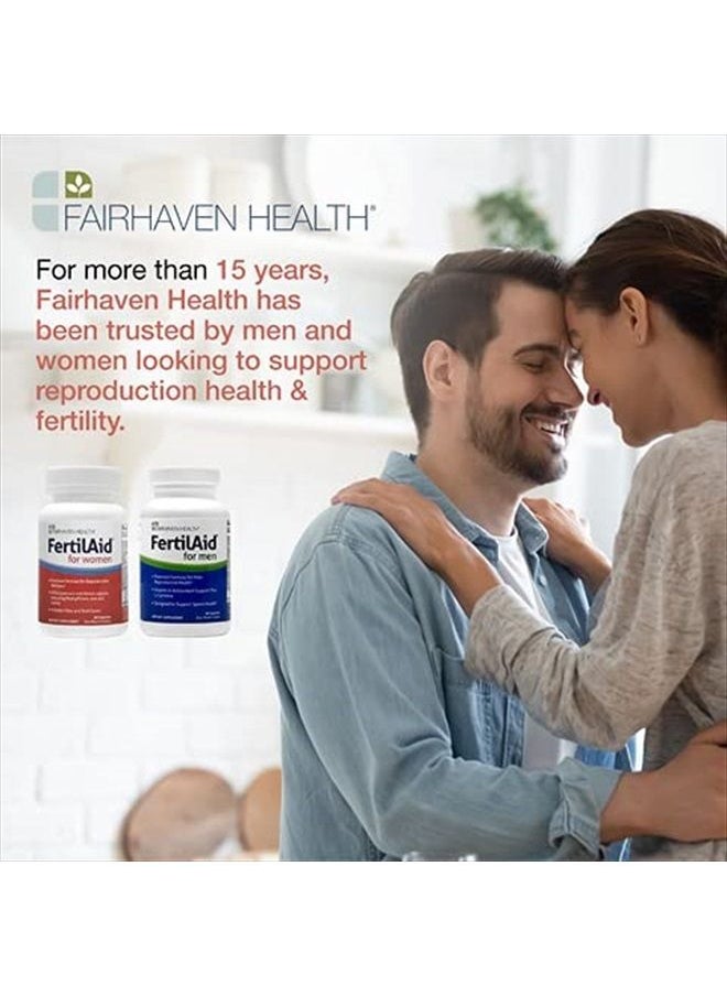 fairhaven health - FertilAid for Women, Fertility Supplement for Women & Natural Fertility Vitamin with Vitex, Support Female Cycle Regularity & Ovulation, Comprehensive Prenatal Multivitamin with Folate, 2 Month Supply - Image 1