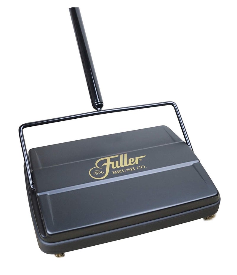 Fuller Brush 17027 Electrostatic Carpet & Floor Sweeper - 9" Cleaning Path - Lightweight - Ideal for Crumby Messes - Works On Carpets & Hard Floor Surfaces - Black - Image 1