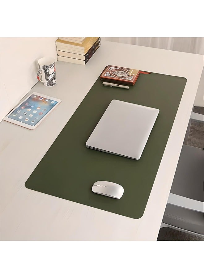Portable Folding Mouse Pad with Non-Slip Rubber Base, Large Gaming Mouse Mat with Waterproof and Scratch-Resistant Fabric, Suitable for Office, Home and Gaming, Green  - Image 1