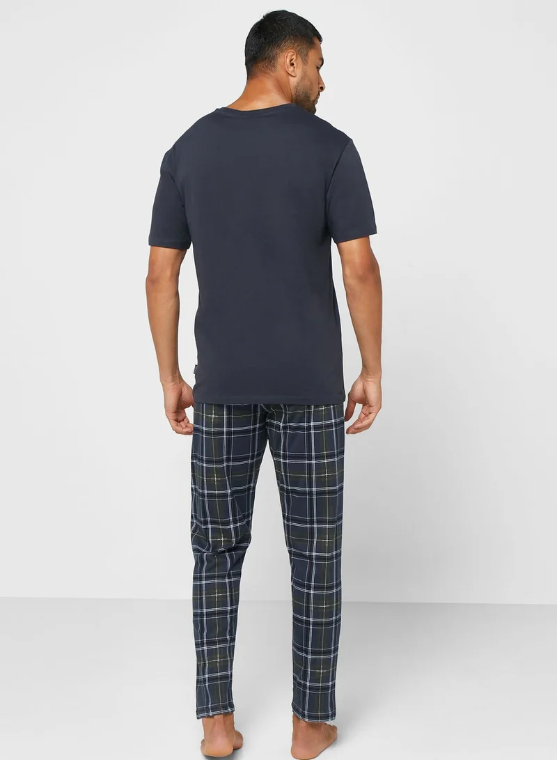 Only & Sons Checked Pyjama Set