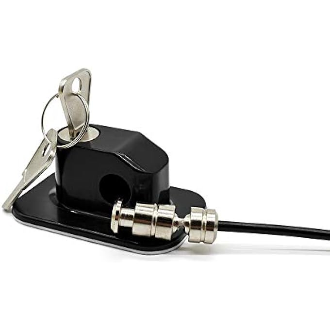 rayihni WINDOW LOCK, 2 PACKAGES CHILD SAFETY CABLE WINDOW LOCK WITH KEYS ANTI-FALL PROTECTION ADHESIVE REFRIGERATOR SECURITY LIMIT LOCKS FOR DOORS FRIDGES HIGH BUILDING WINDOWS - Image 3